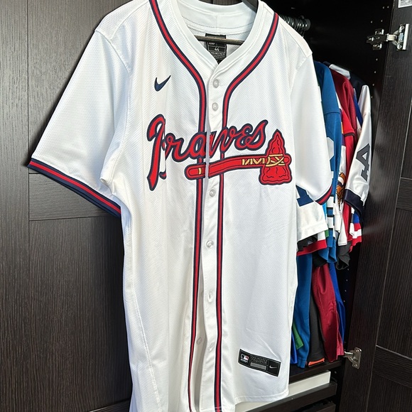 Matt Olson Atlanta Braves Nike Home Elite Player Authentic 2024 Jersey - White - Picture 4 of 7